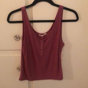 Dusty rose tank top